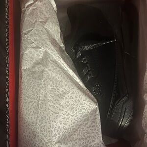 Jordan Black Leather Sneakers